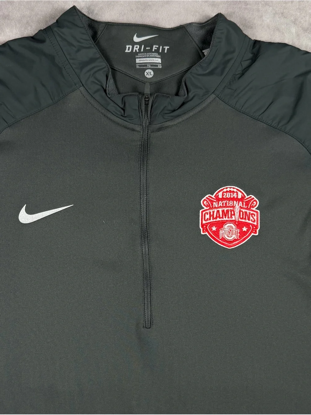 Nike Ohio State 2014 National Champions 1/4 Zip XL